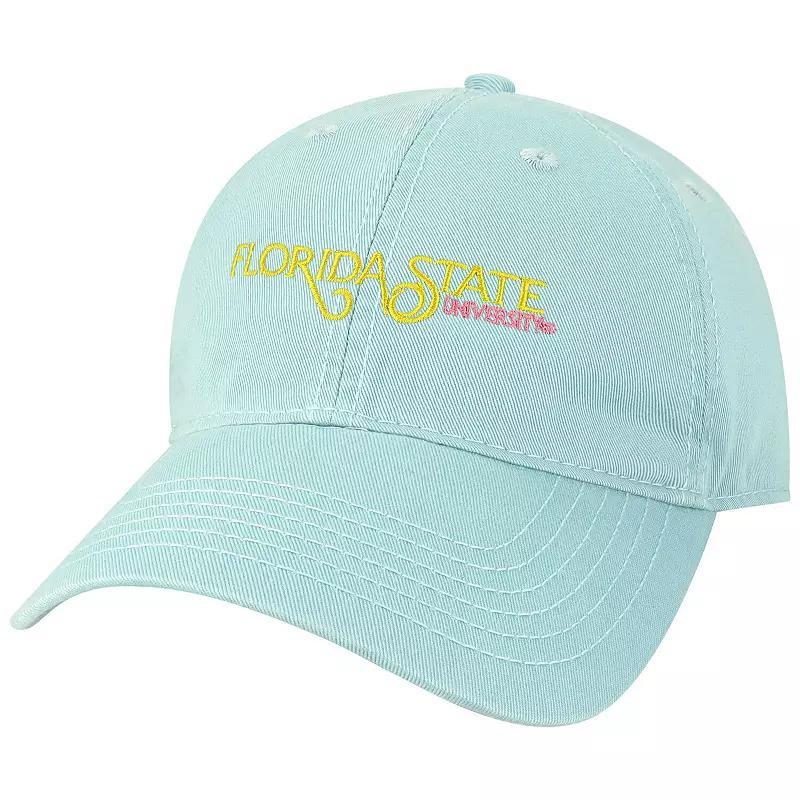 Mens League Collegiate Wear Teal Florida State Seminoles Beach Club Waves Relaxed Twill Adjustable Hat Product Image