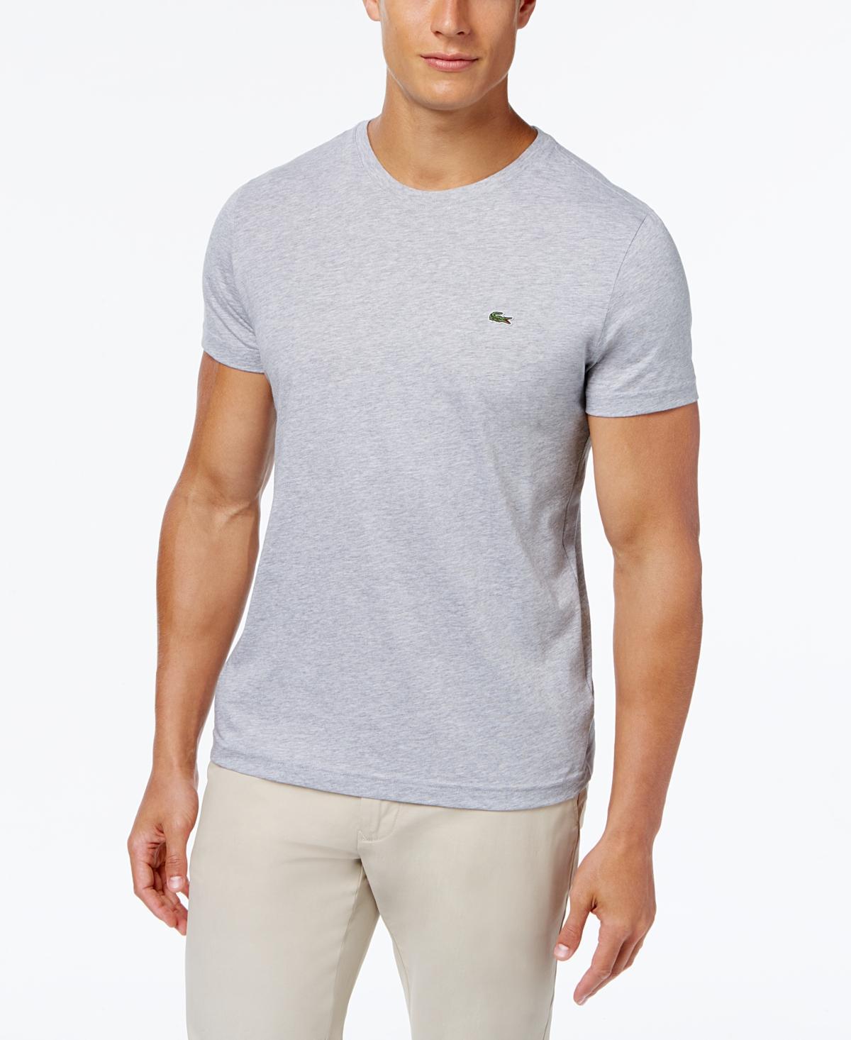 Lacoste Mens Classic Crew Neck Soft Pima Cotton T-Shirt Product Image