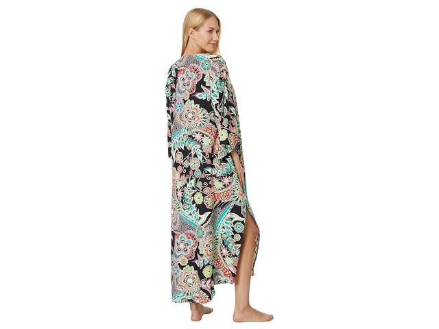 Natori Peizuri Caftan (Black Multi) Women's Pajama Product Image