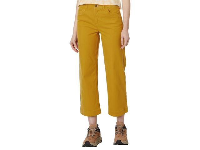 Toad&Co Earthworks Wide Leg Pant (Pollen) Women's Casual Pants Product Image