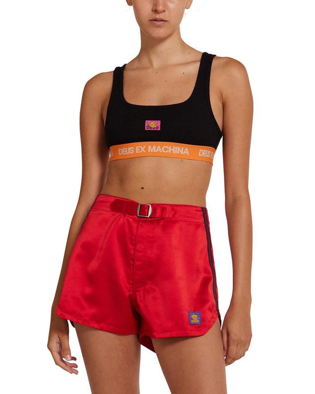 Jiji Satin Short - Race Red Product Image