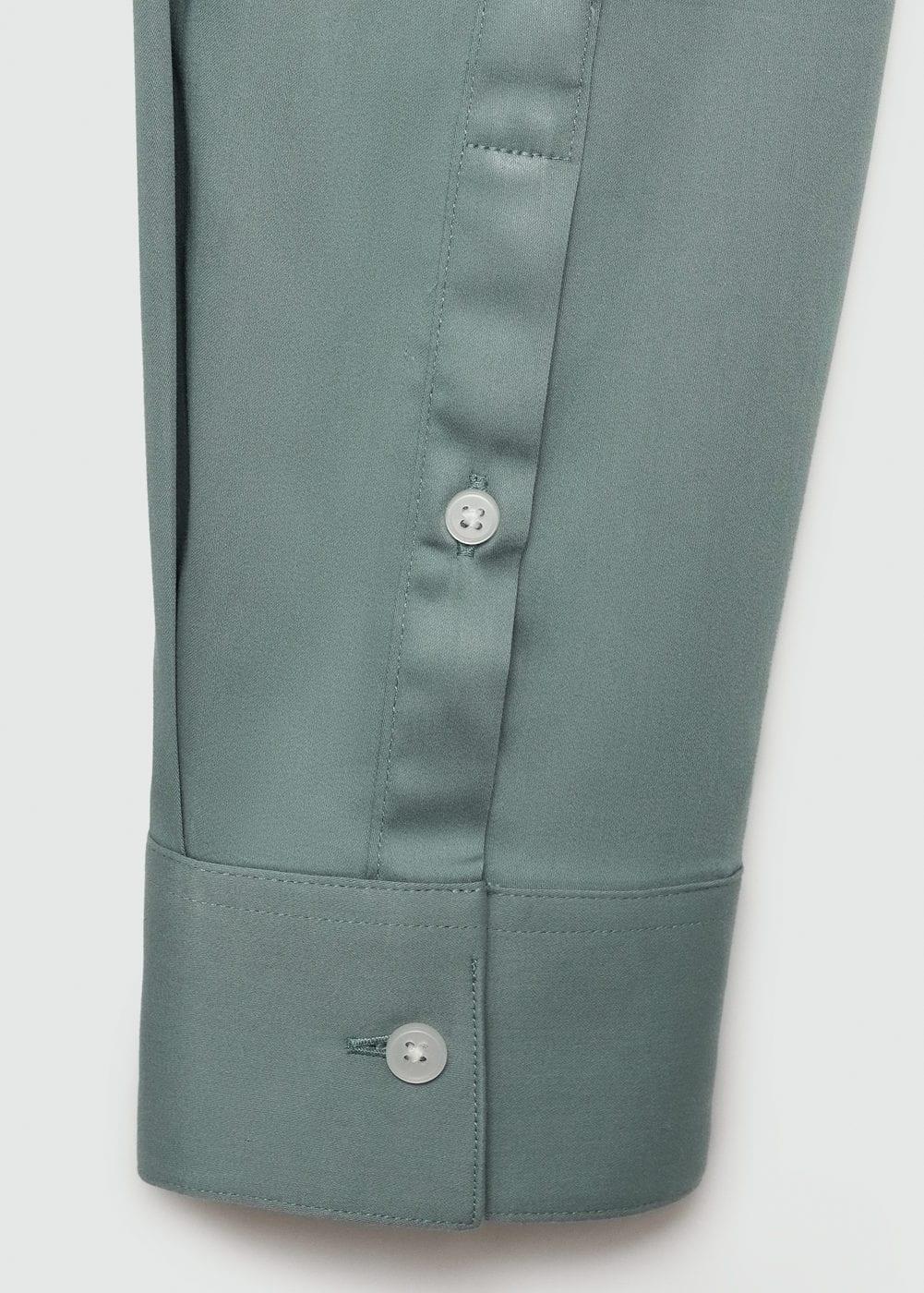 MANGO MAN - Super slim-fit poplin suit shirt greenMen Product Image