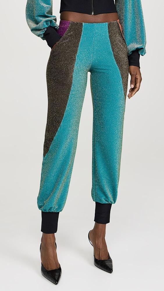 BruceGlen Metallic Colorblock Joggers | Shopbop Product Image