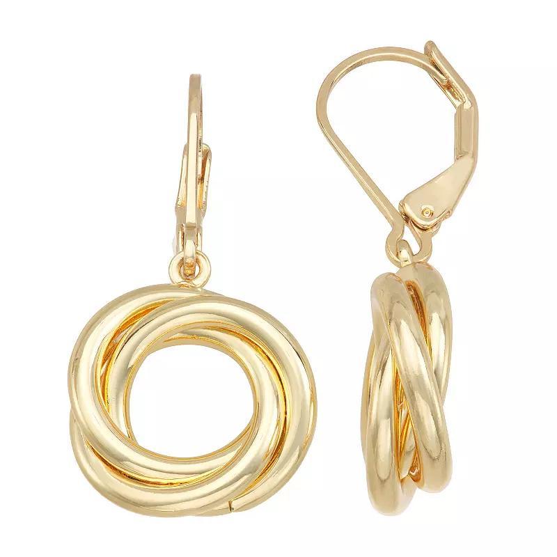 Napier Gold Tone Something Special Drop Earrings, Womens Product Image