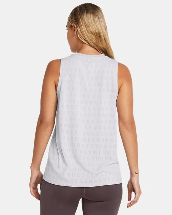 Women's UA Tech™ Wordmark Jacquard Tank Product Image