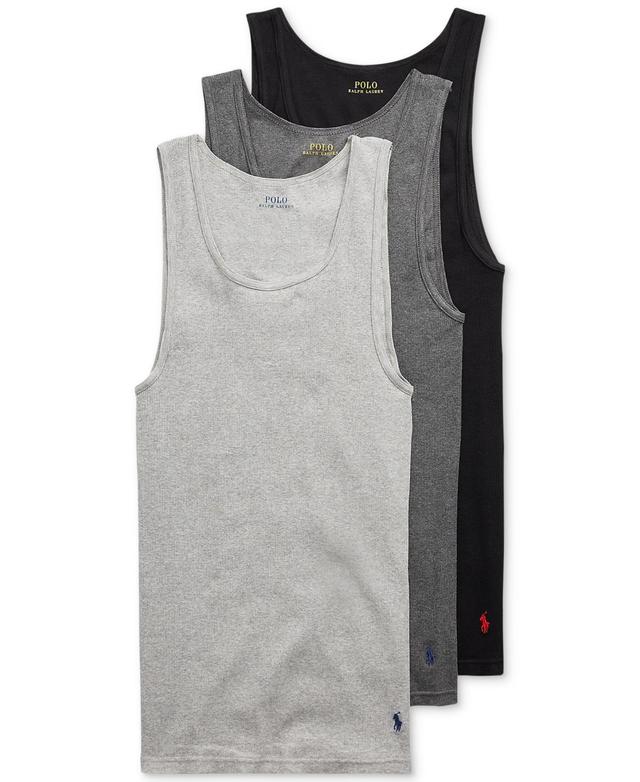 Polo Ralph Lauren Mens Classic-Fit Tank Top, 3-Pack - Andover / Madison Product Image