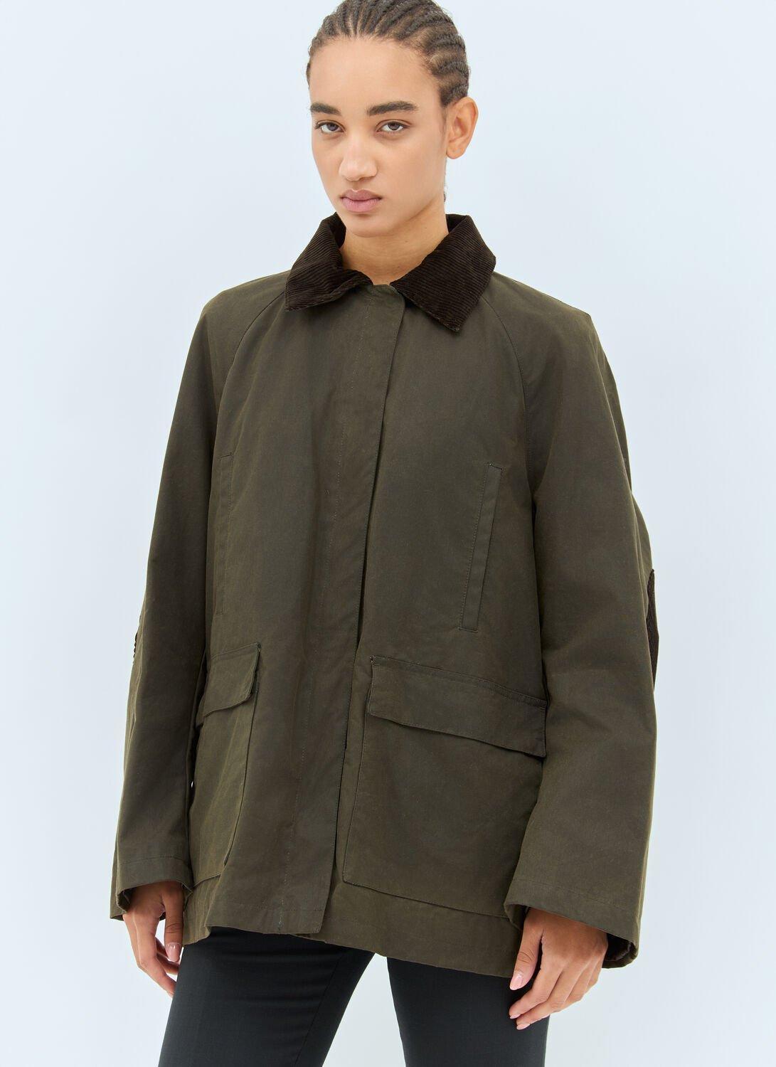 TOTÊME Brown Country Jacket In Khaki Product Image