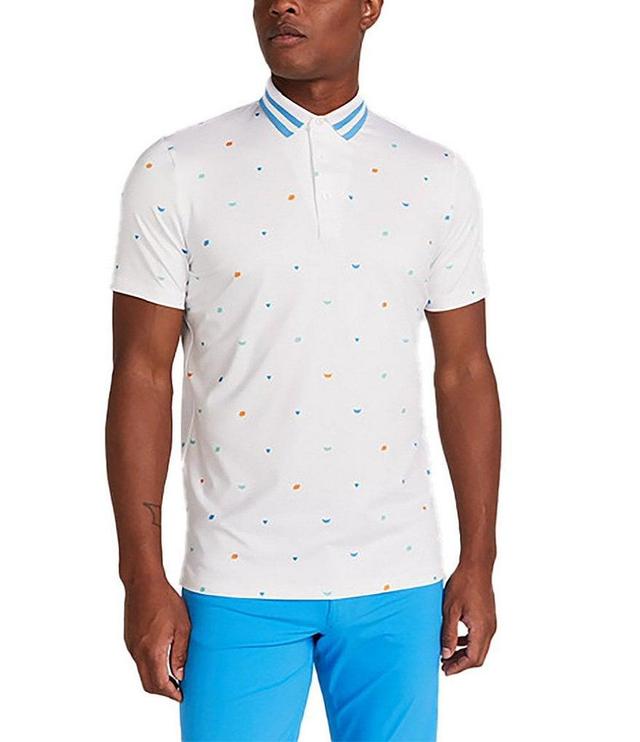 Redvanly Langham Printed Short Sleeve Polo Shirt Product Image