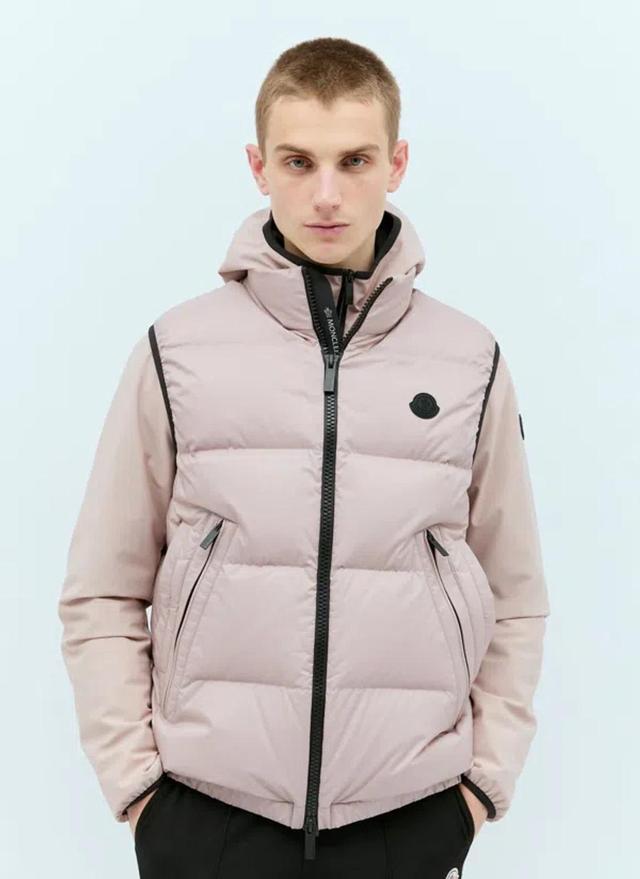 MONCLER Fedare Gilet In Pink Product Image