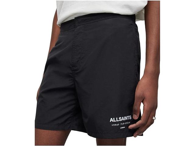 AllSaints Underground Swimshorts (Jet ) Men's Swimwear Product Image