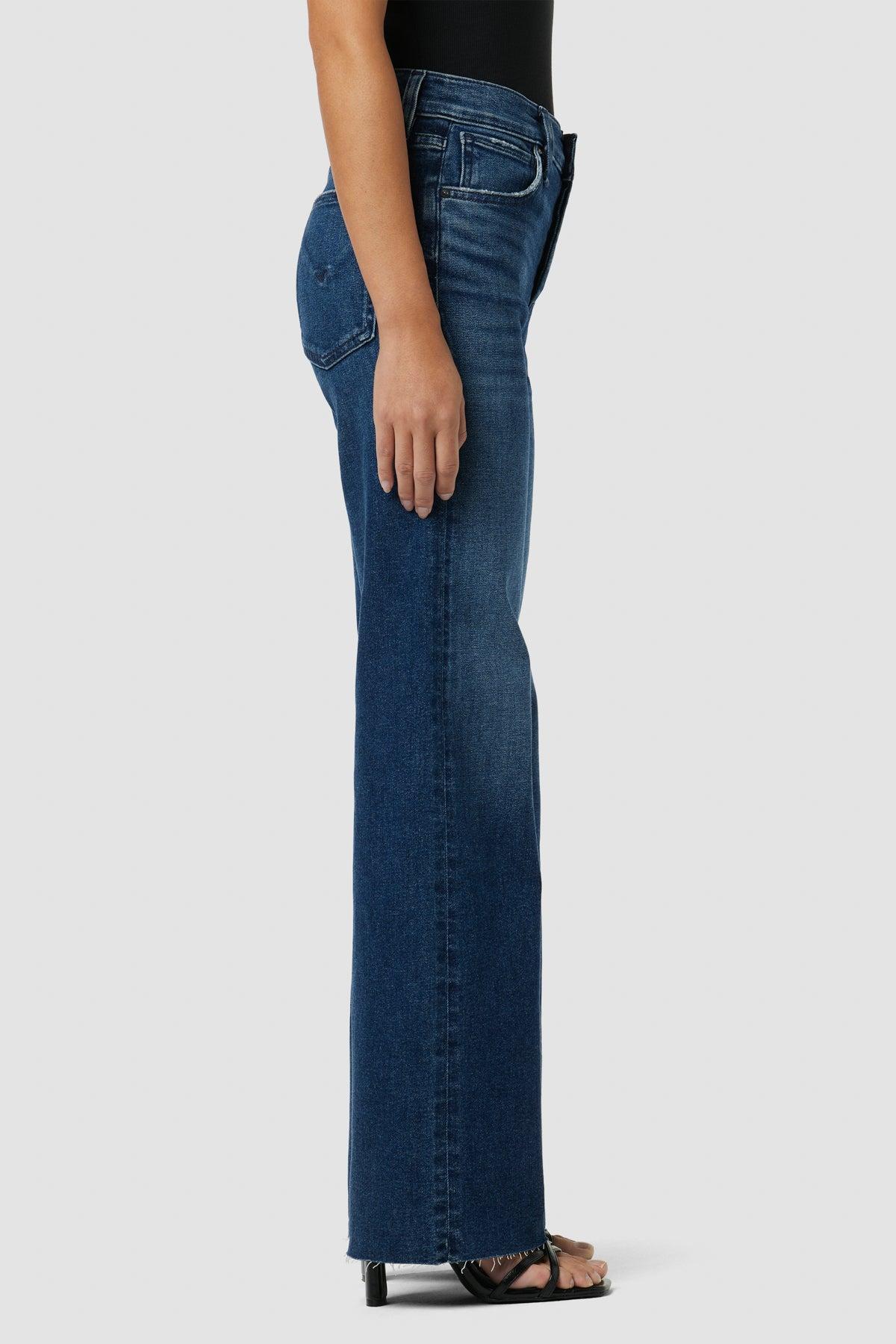 Rosie High-Rise Wide Leg Petite Jean Female Product Image