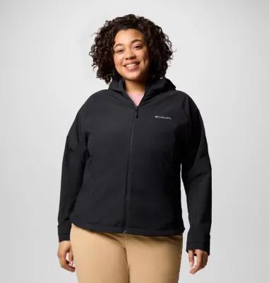 Columbia Women's Sweet As III Hooded Softshell Jacket - Plus Size- Product Image