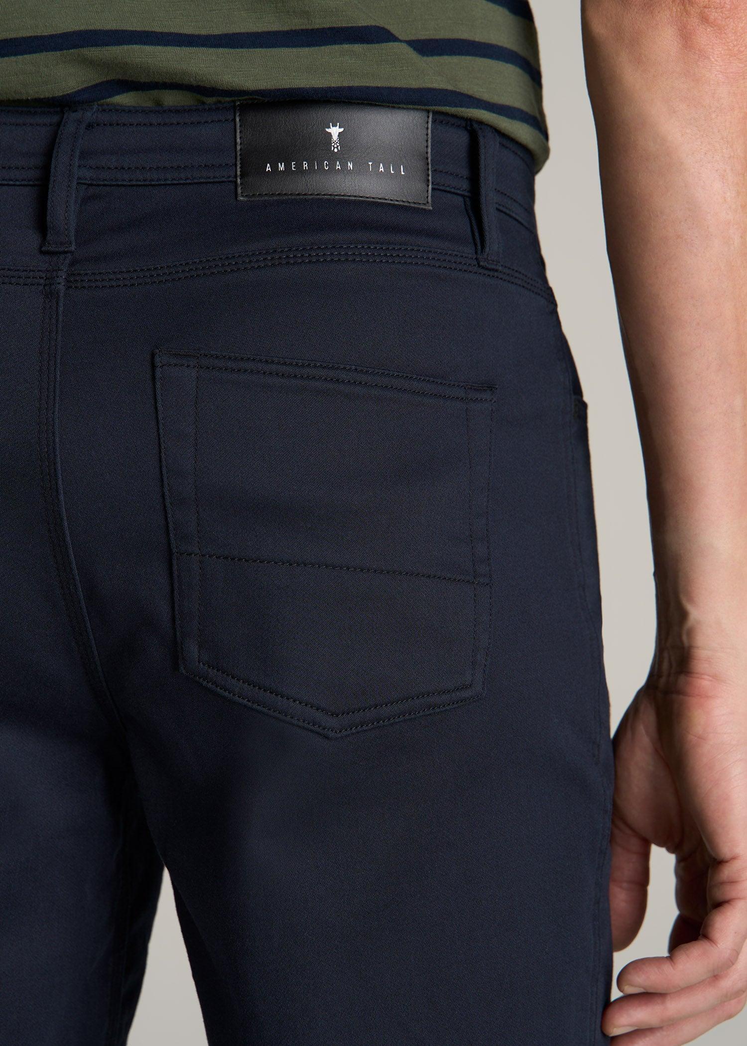 Everyday Comfort 5-Pocket TAPERED-FIT Pant for Tall Men in True Navy Product Image