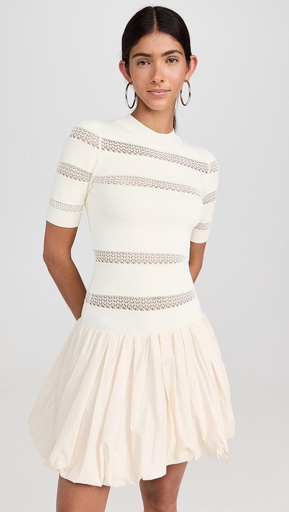 Sea Devon Knit Long Sleeve Combo Short Dress | Shopbop Product Image