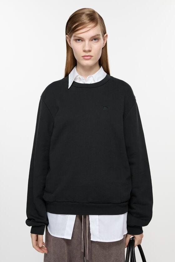 Crew neck fleece sweater Product Image