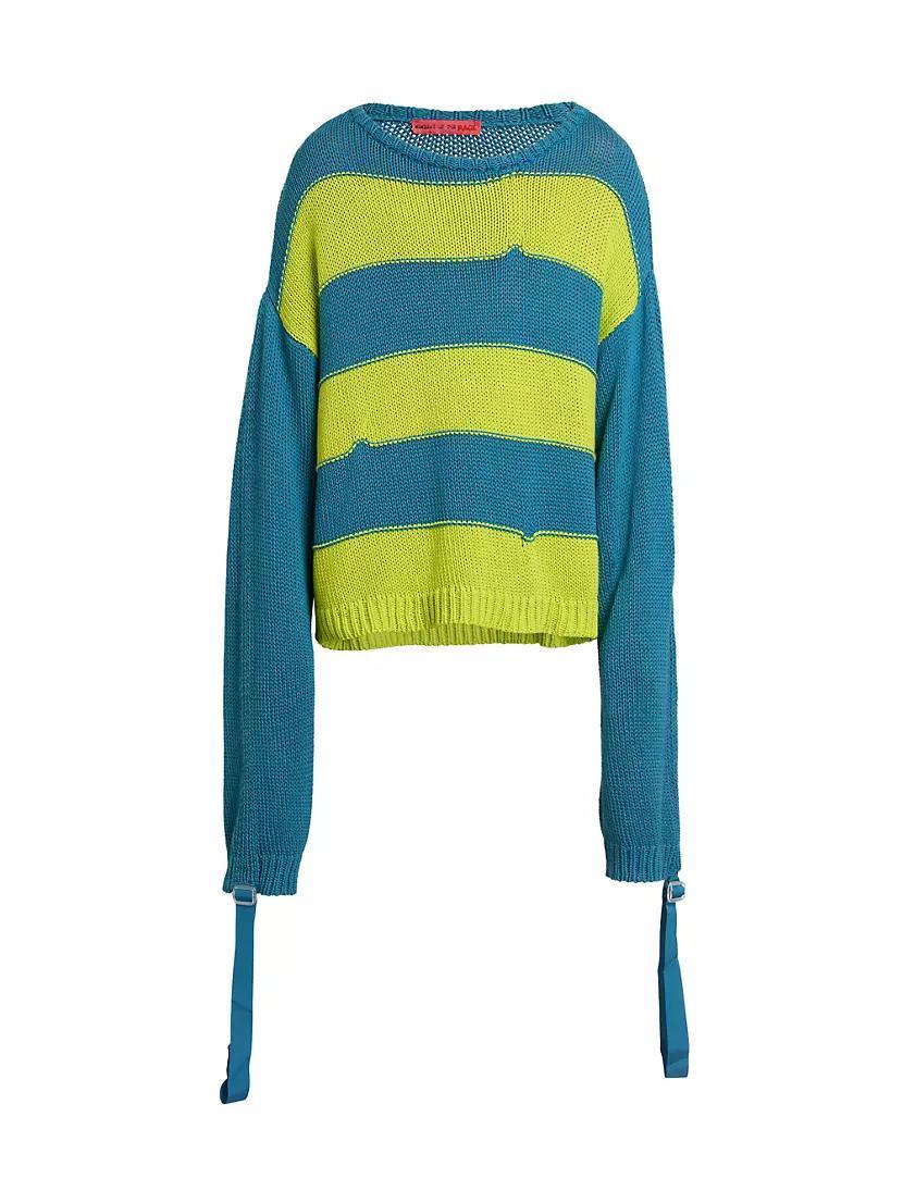 Super Long-Sleeve Striped Jumper Product Image