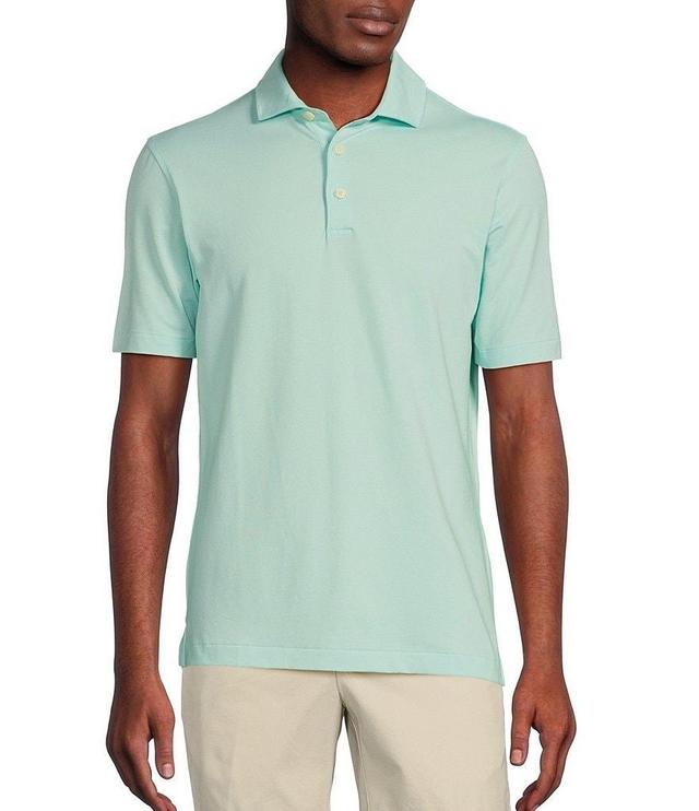 Cremieux Blue Label Slim Fit Lightweight Pique Short Sleeve Polo Shirt Product Image