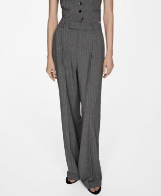 Women's Pinstripe Suit Pants Product Image