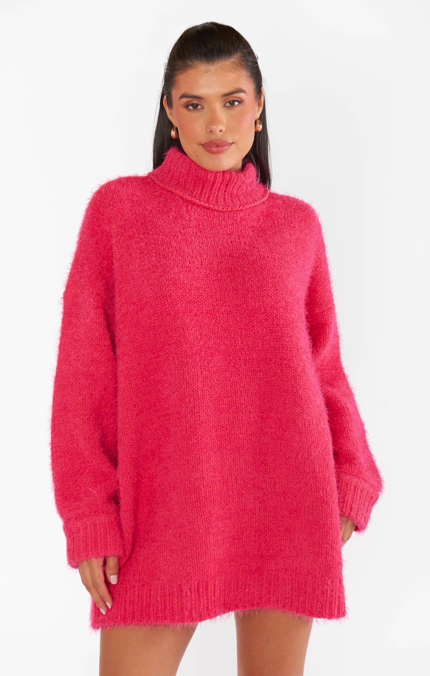 Timmy Tunic Sweater ~ Pink Rose Knit product image