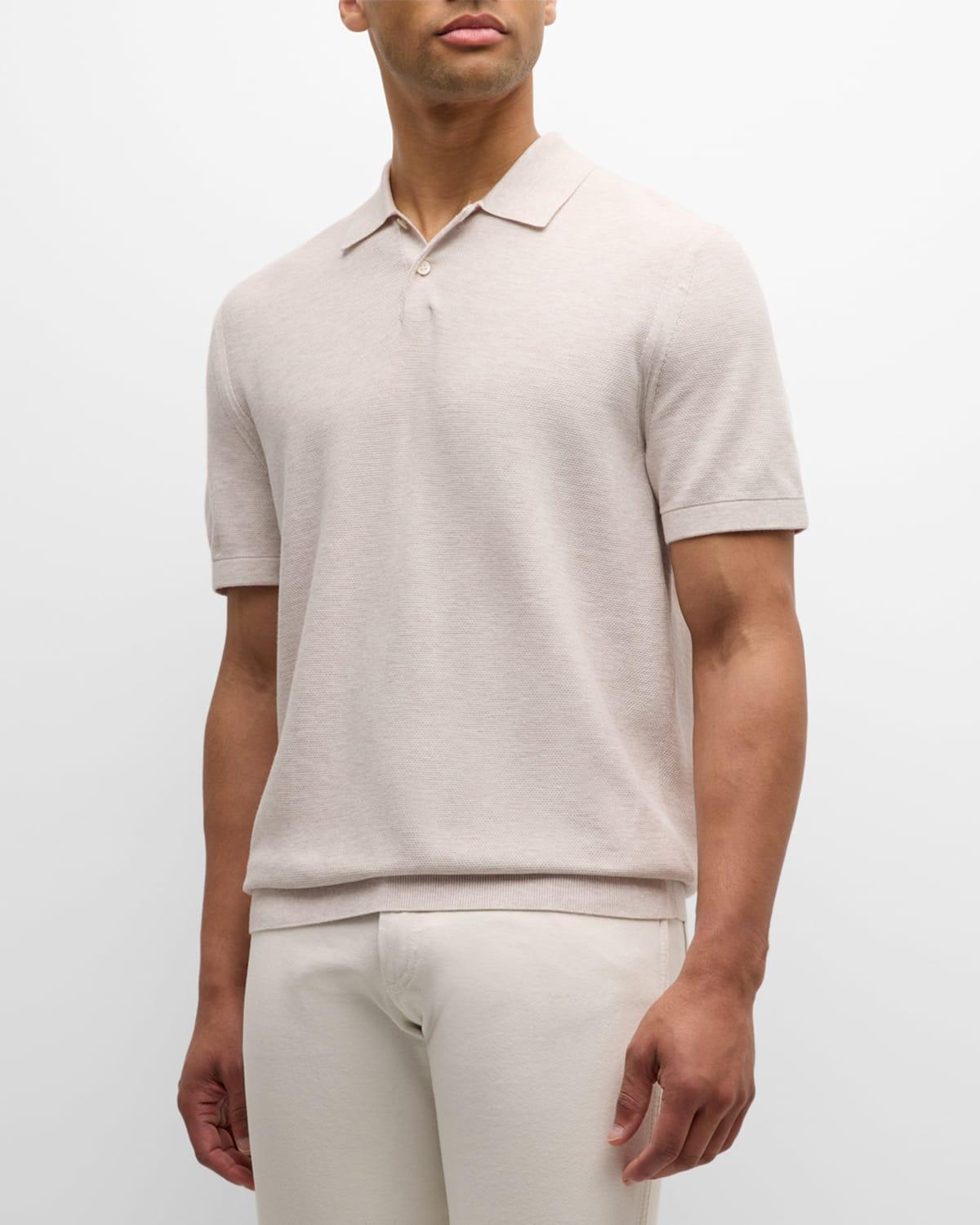 Theory Goris Lightweight Knit Polo Shirt Product Image