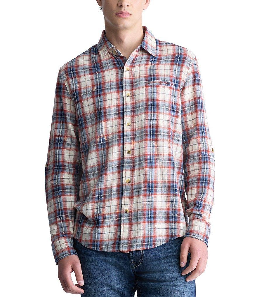 Buffalo David Bitton Simbio Long Sleeve Plaid Woven Shirt Product Image