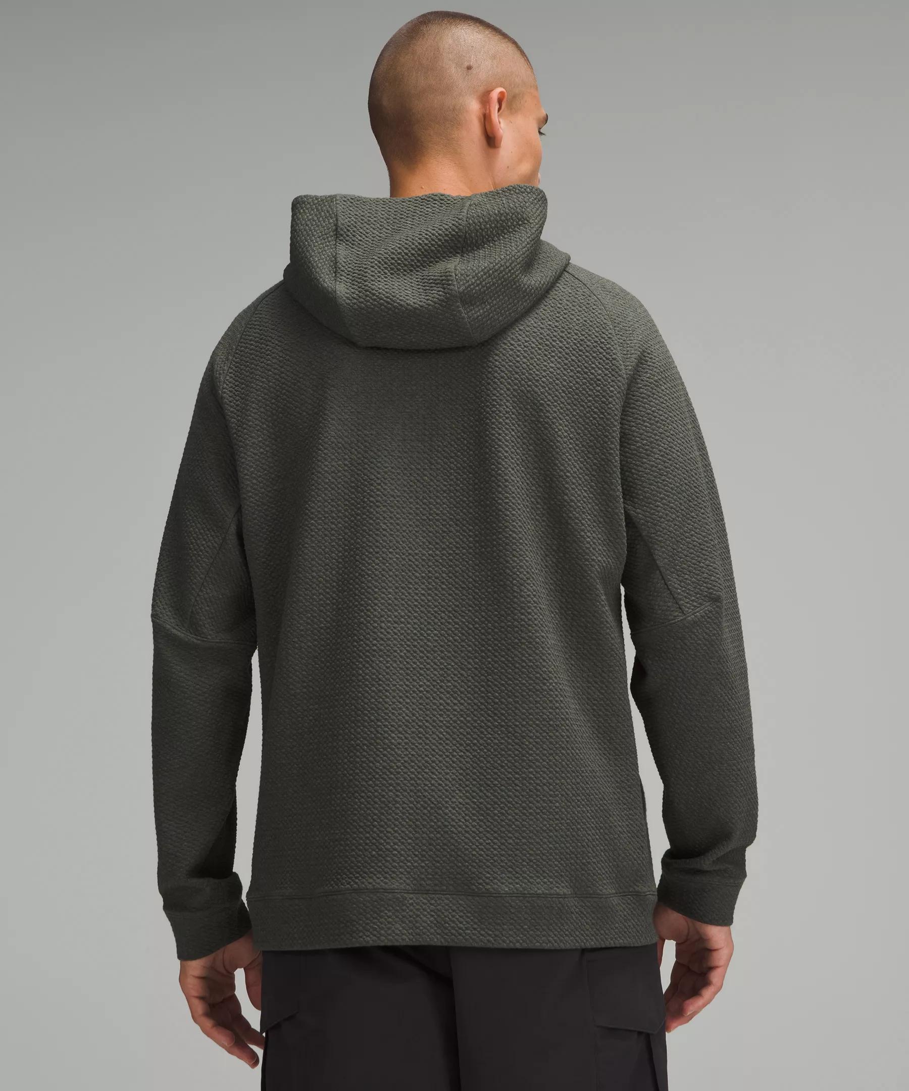 Textured Double-Knit Cotton Hoodie Product Image