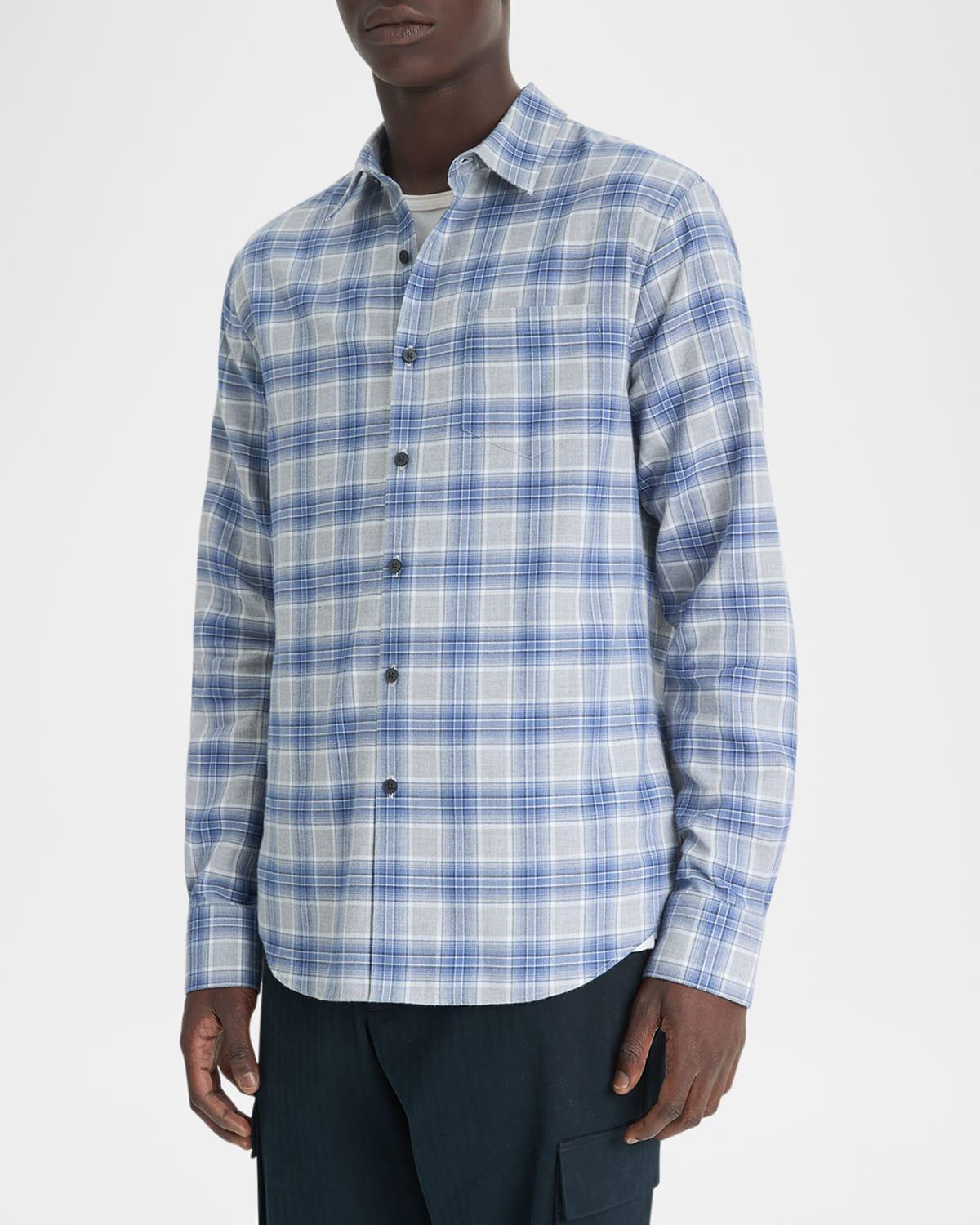 Mens Vineyard Checked Cotton Shirt Product Image