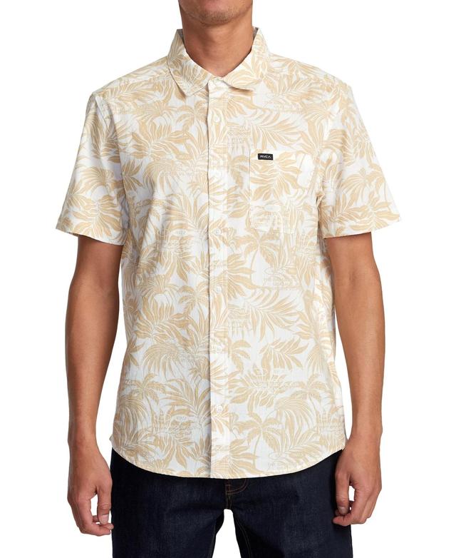 Rvca Mens Rvgazi Short Sleeve Shirt Product Image