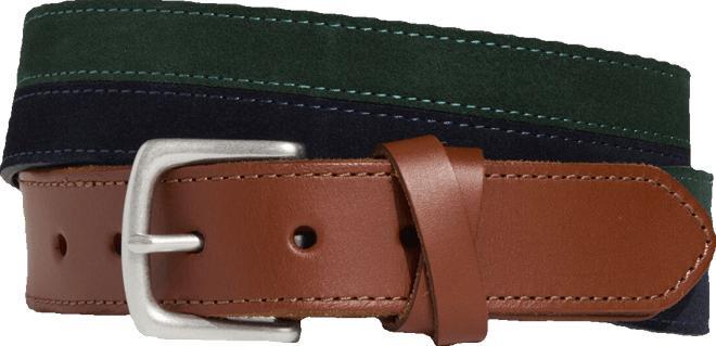 Colorblock Suede Club Belt Product Image