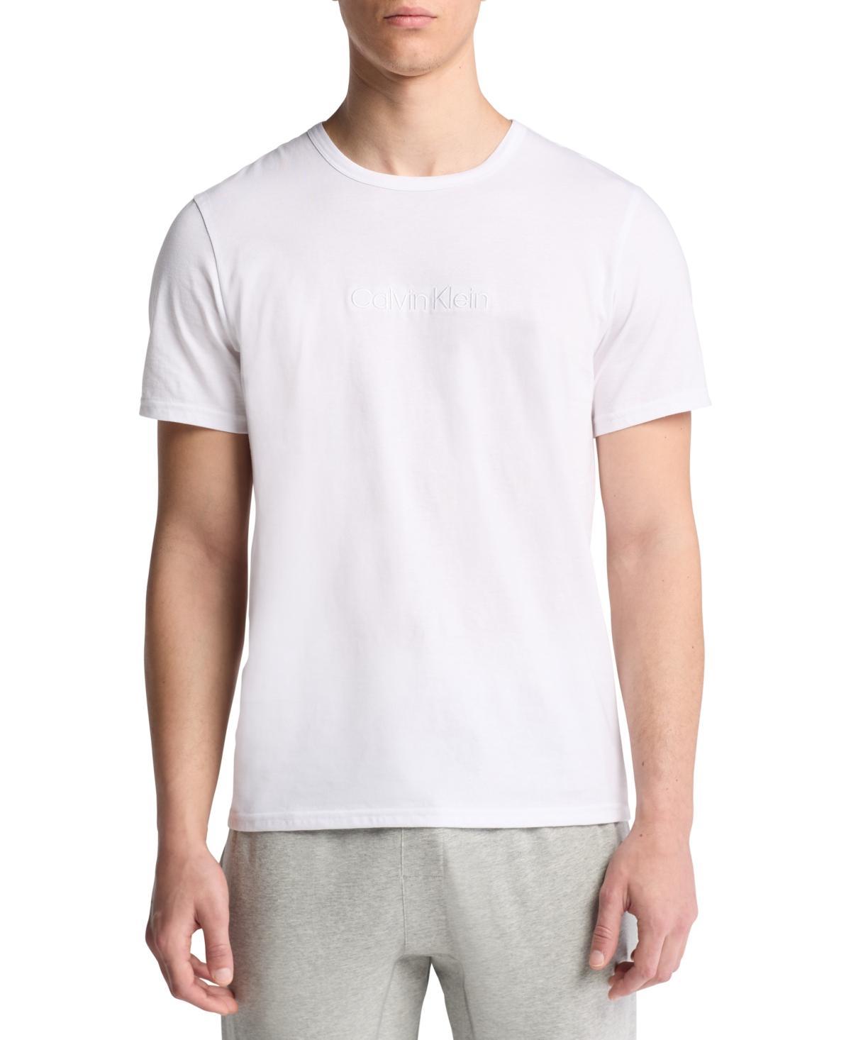 Calvin Klein Mens Calvin Klein Logo Sleep T-Shirt - Grey - S Product Image