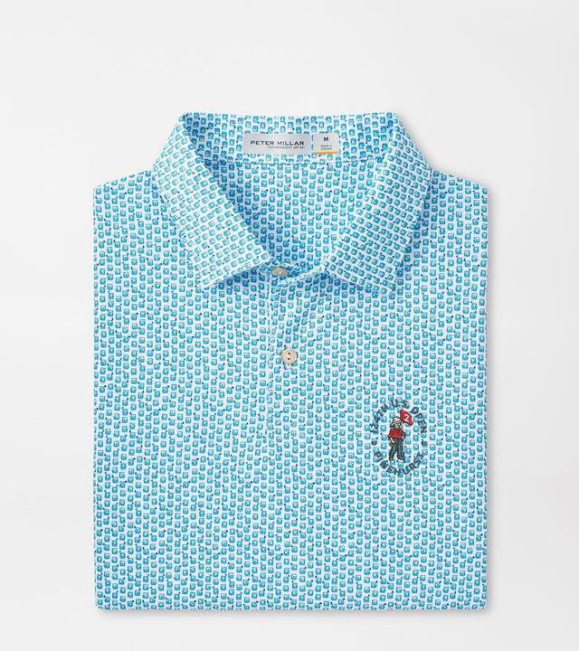 Peter Millar Mens 124th U.S. Open Featherweight Golf On The Rocks Polo | Color: White | Size: XL Product Image