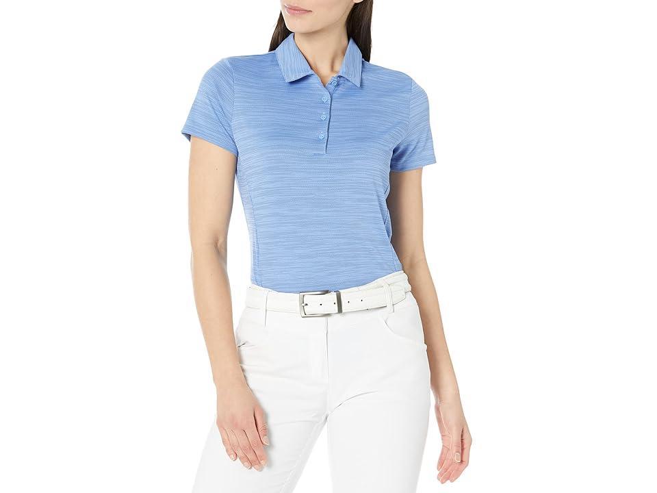 adidas Golf Space Dye Short Sleeve Polo Fusion) Women's Clothing product image