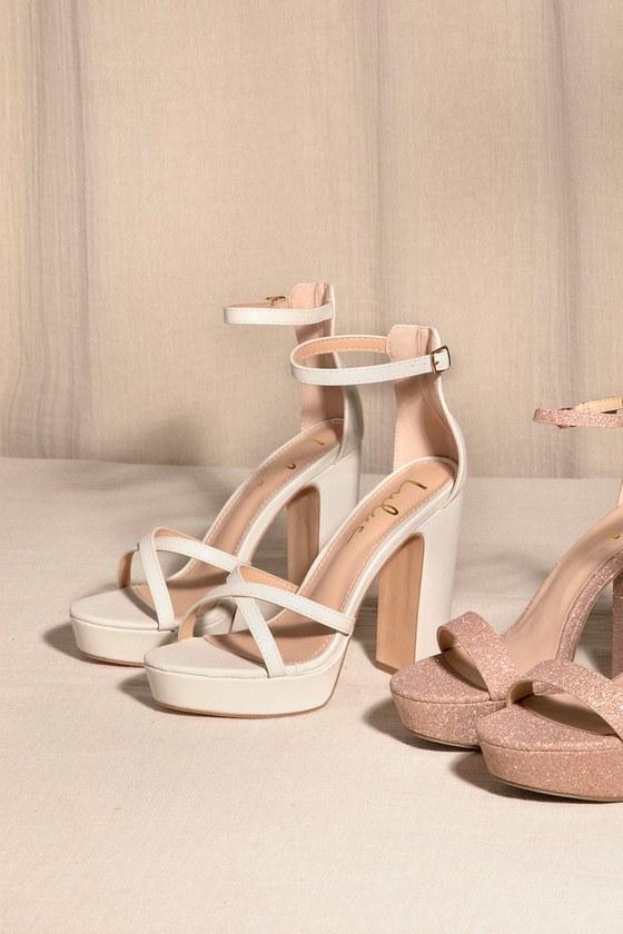 Dale Bone Platform Ankle Strap High Heel Sandals product image