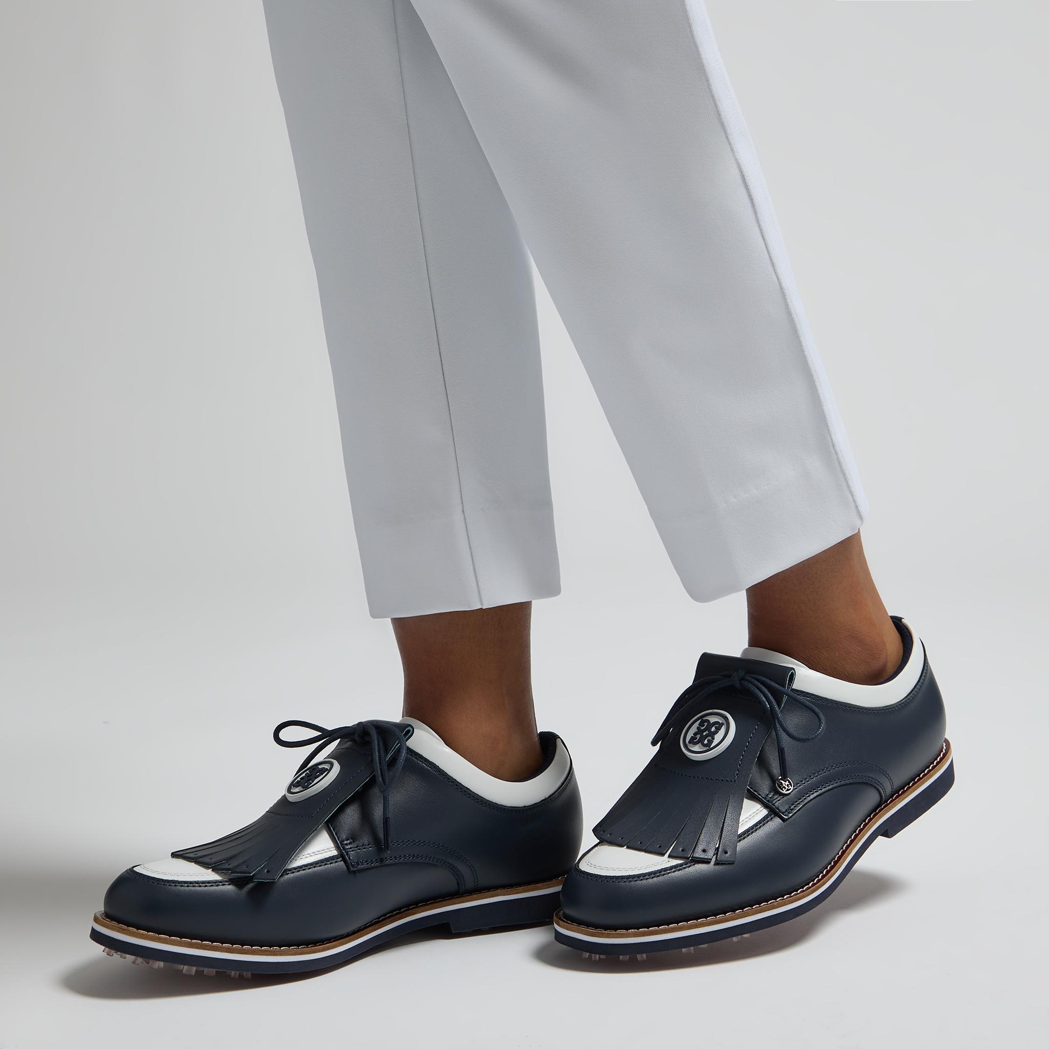 WOMEN'S GALLIVANTER LEATHER TUX KILTIE GOLF SHOE Product Image