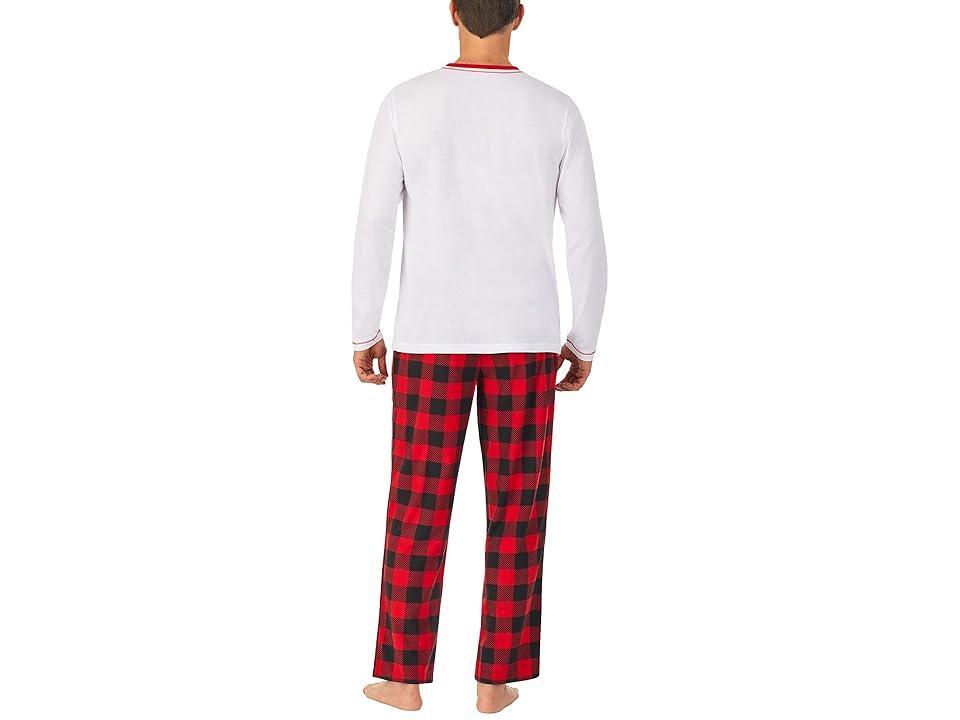 Pajamarama Merrily Coupled Long PJ (Buffalo Plaid) Men's Pajama Sets Product Image