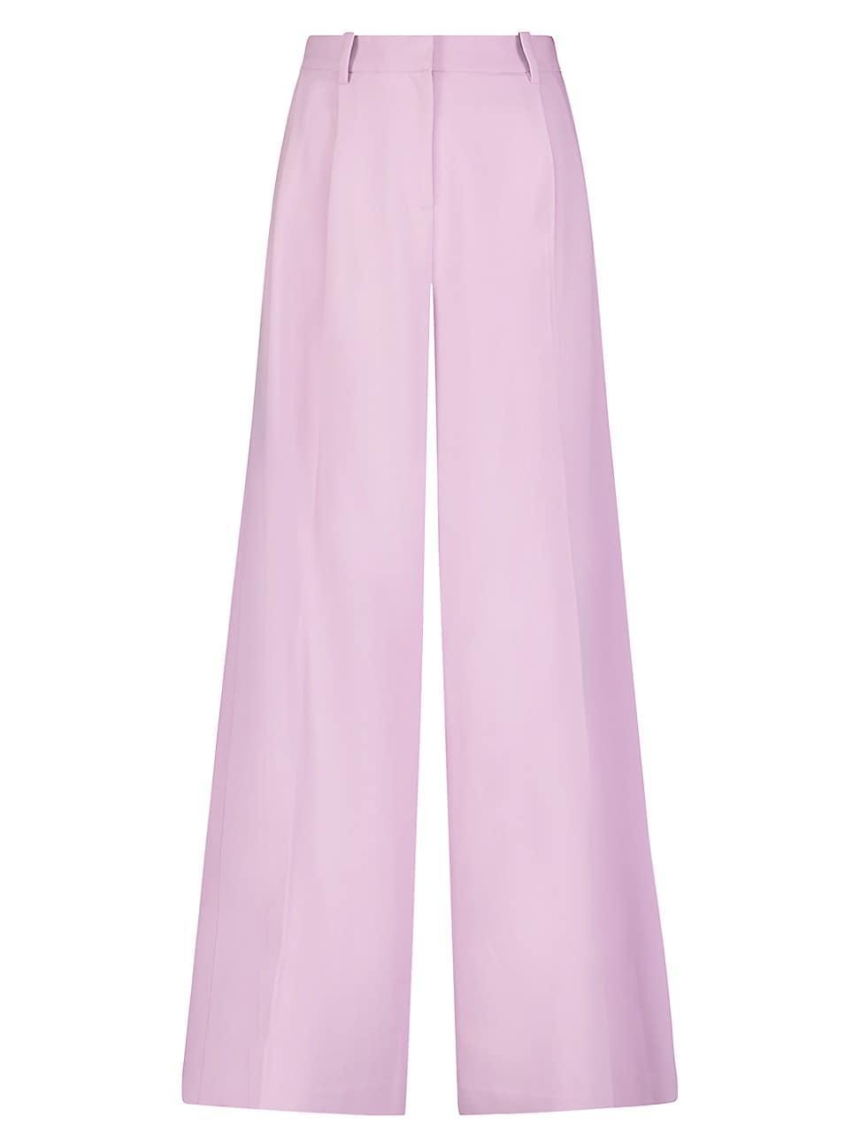 Womens Classic Crepe Wide-Leg Trousers Product Image