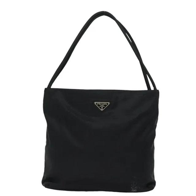 Tessuto Black Synthetic Tote Bag () Product Image