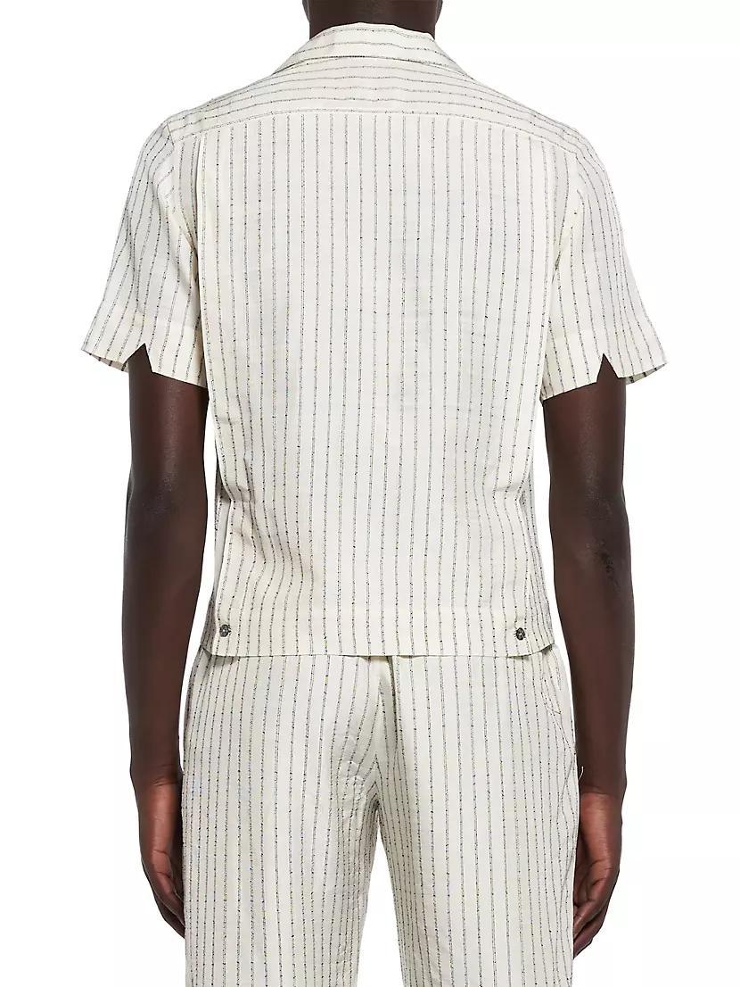 Taye Pinstriped Short-Sleeve Shirt Product Image