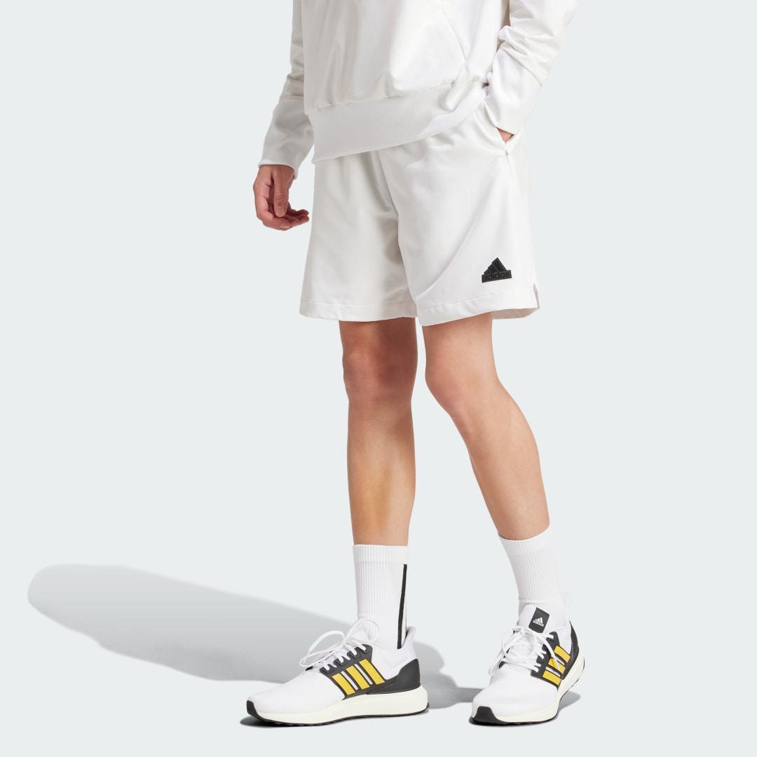 adidas Z.N.E. Woven Shorts White XL Mens Product Image