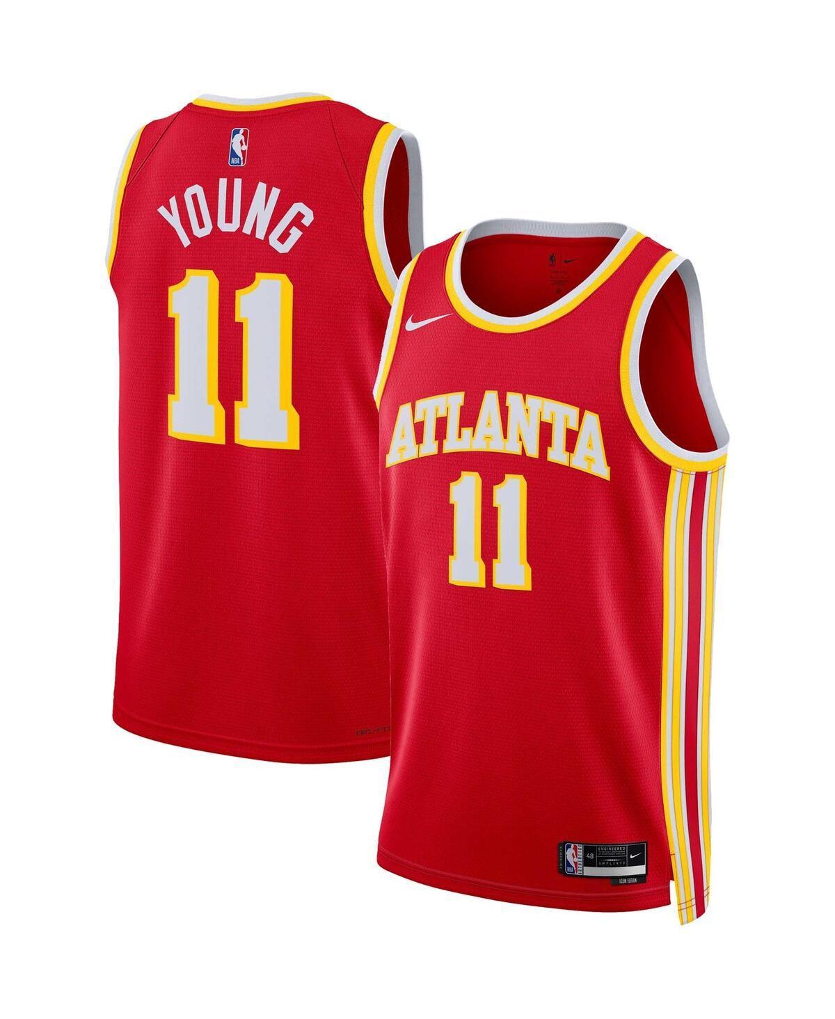 Atlanta Hawks Icon Edition 2022/23 Nike Mens Dri-FIT NBA Swingman Jersey Product Image