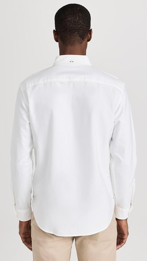 Club Monaco Long Sleeve Solid Oxford Shirt | Shopbop Product Image