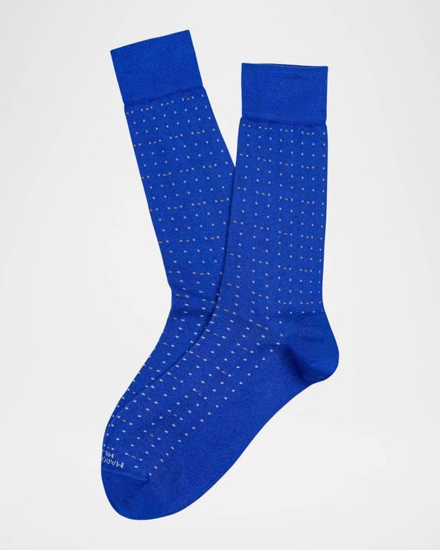 Men's Luxury Yarns Micro Dot Mid-Calf Socks Product Image