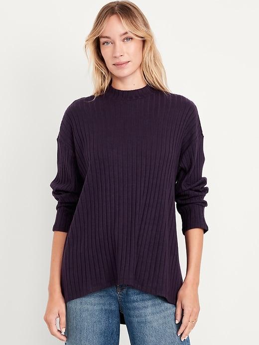 Cozy Mock-Neck Tunic Product Image