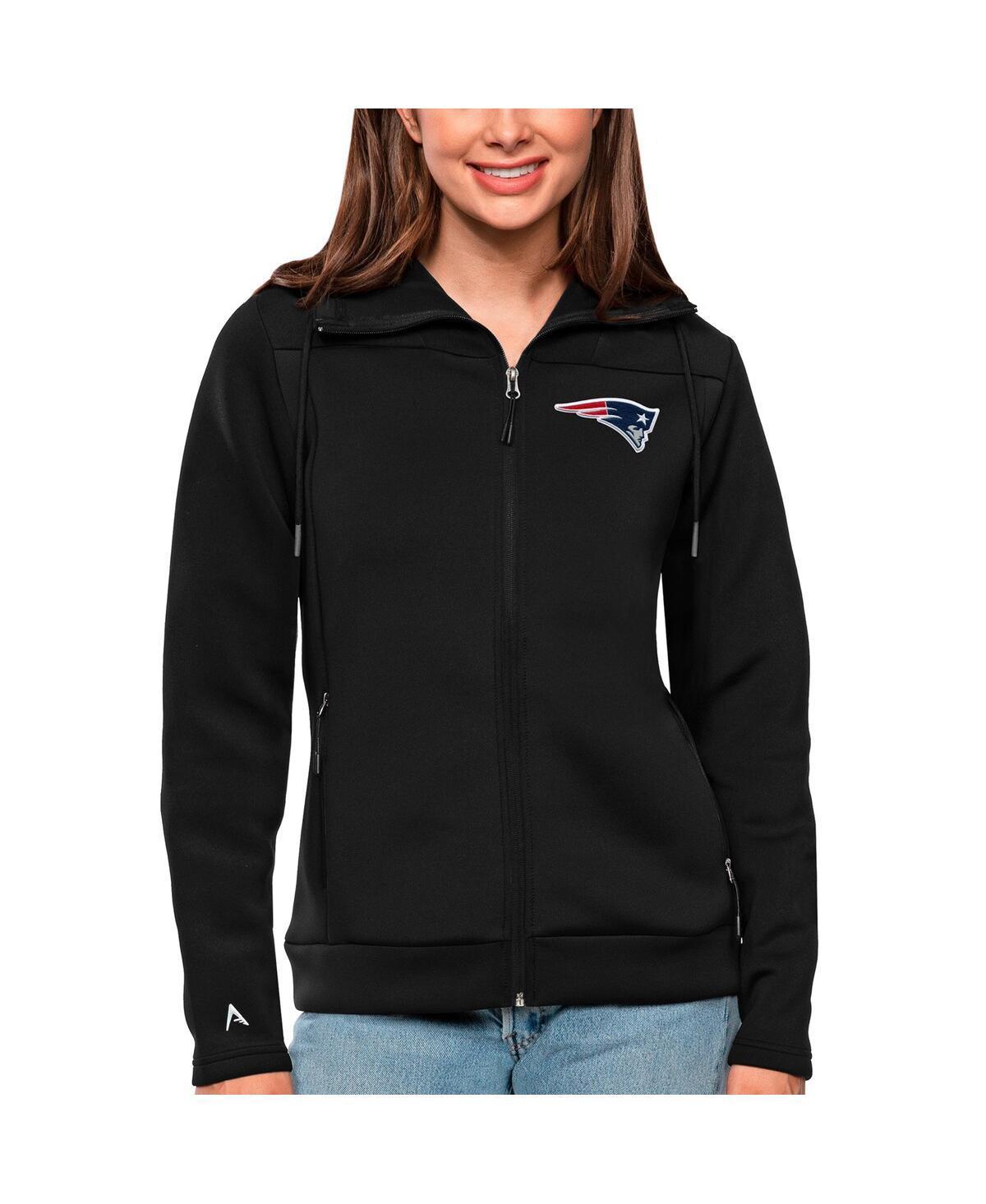 Antigua Womens Black San Francisco 49ers Protect Full-Zip Jacket Product Image