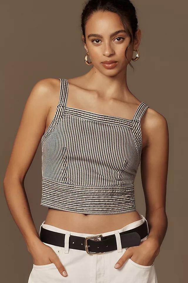 Pilcro Nika Embroidered Cropped Tank Product Image