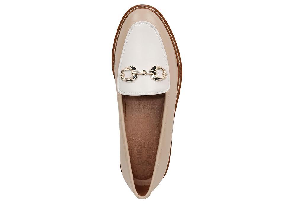 Naturalizer Adiline-Bit White Leather) Women's Flat Shoes Product Image