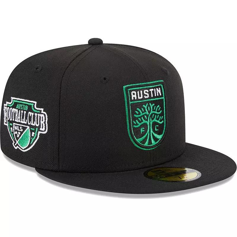 Mens New Era Black Austin FC Patch 59FIFTY Fitted Hat Product Image