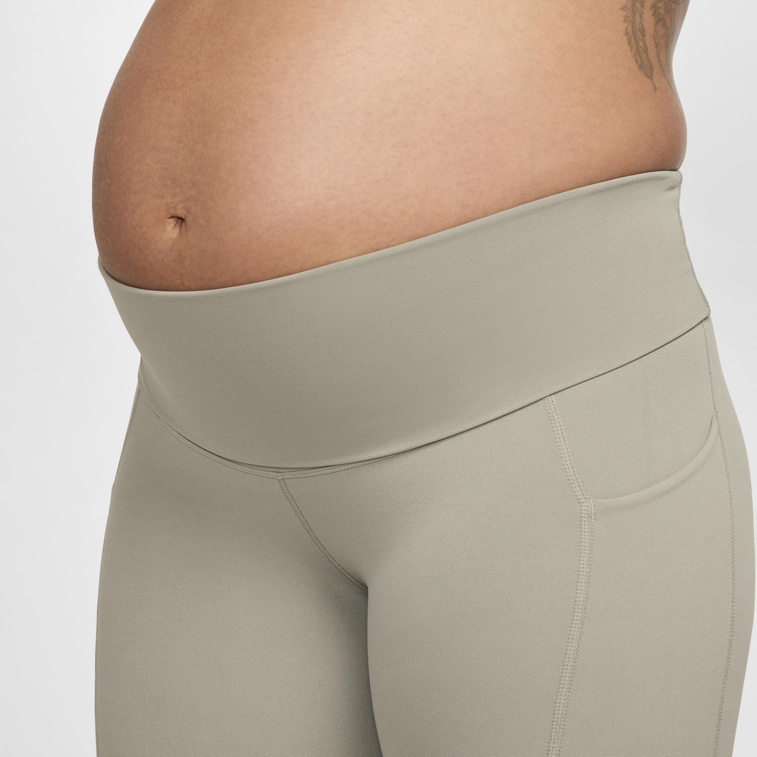 Nike Women's Zenvy (M) Gentle-Support High-Waisted 7/8 Leggings with Pockets (Maternity) Product Image