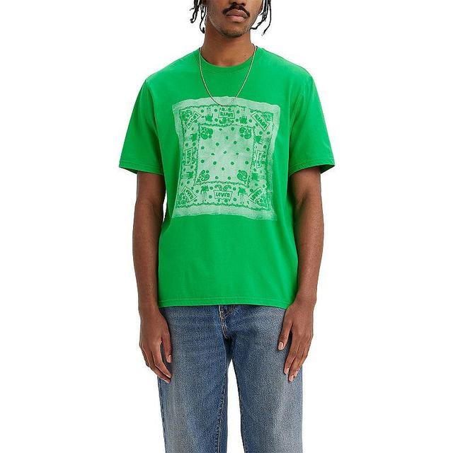 Mens Levis Classic Graphic Tee Green Product Image