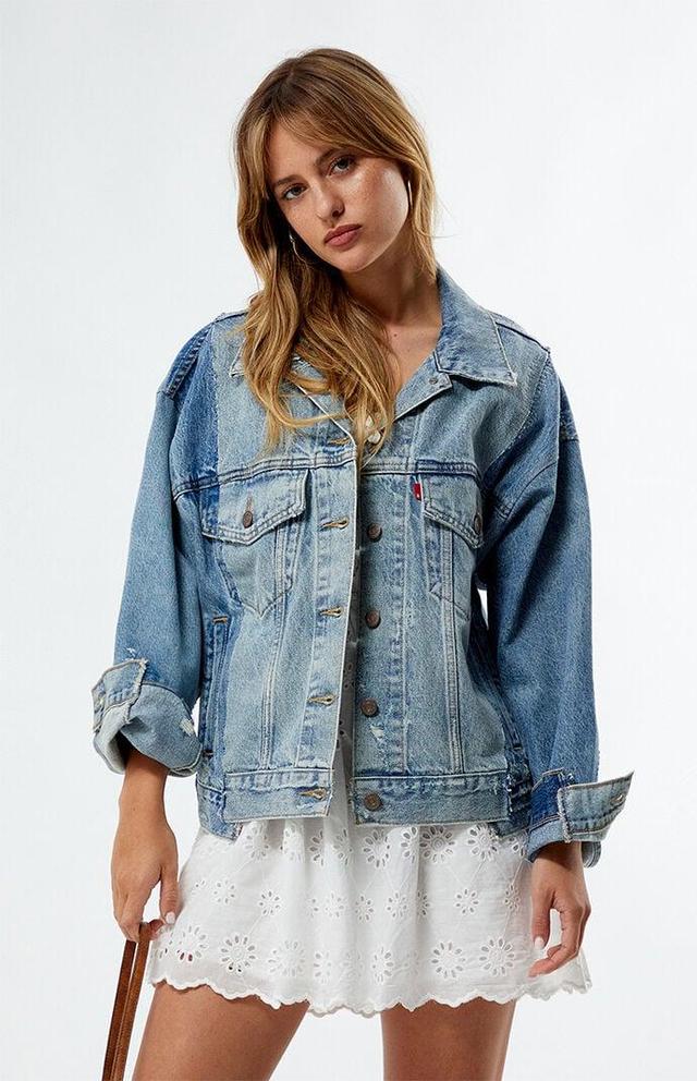 Levi's Women's '90s Repaired Denim Trucker Jacket Product Image